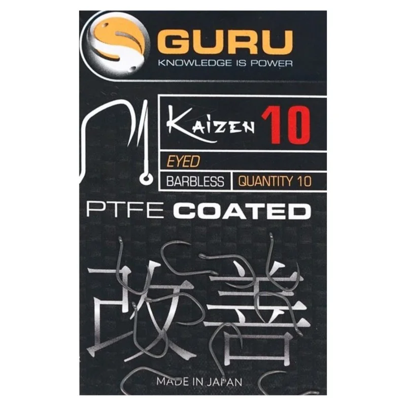 Bestseller Haczyki Guru Kaizen Barbless Eyed - 12
