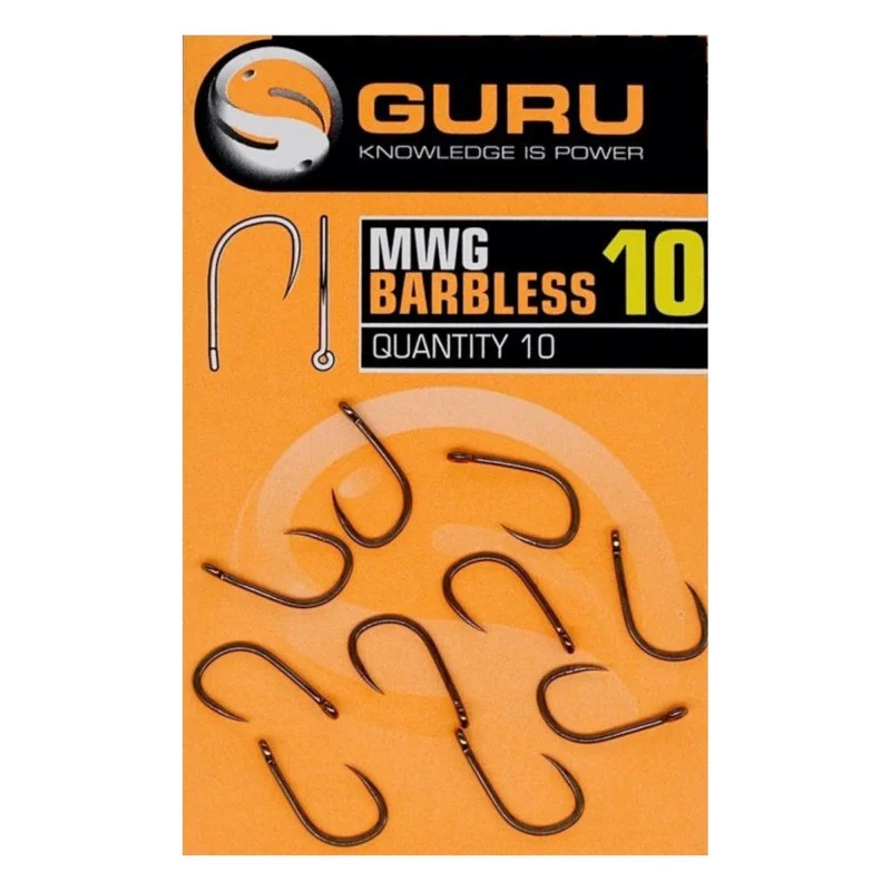 Haczyki Guru MWG Barbless - 12 Bestseller