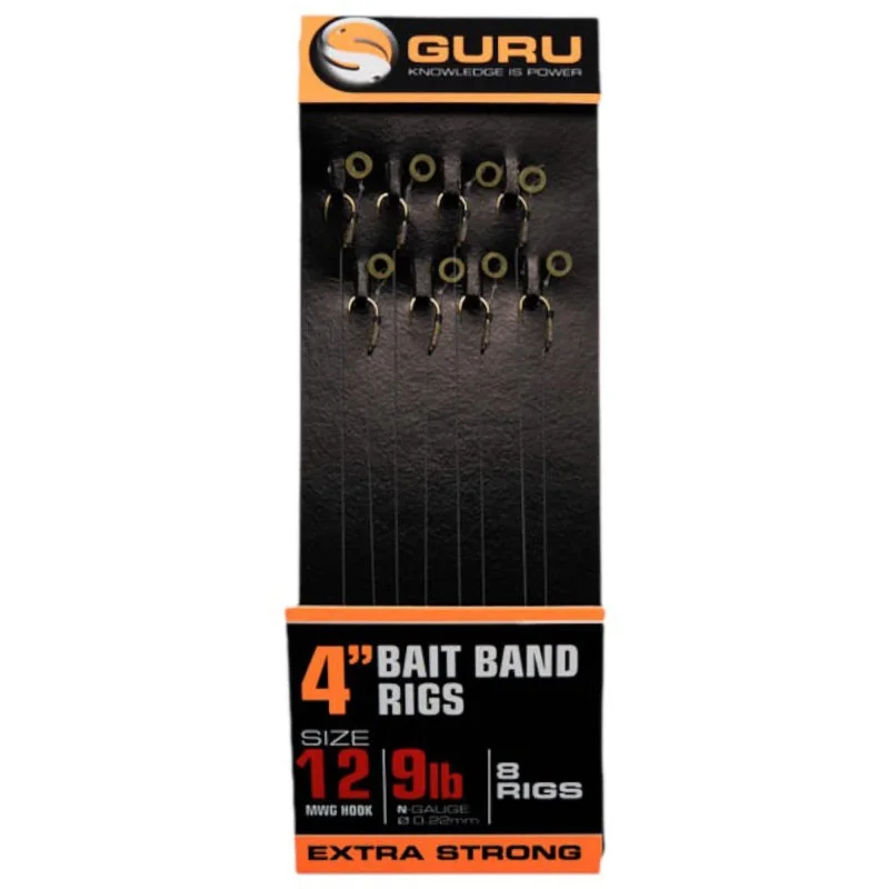 Przypony Guru MWG Bait Band Ready Rigs 10cm 0.17mm - 18 Rabat