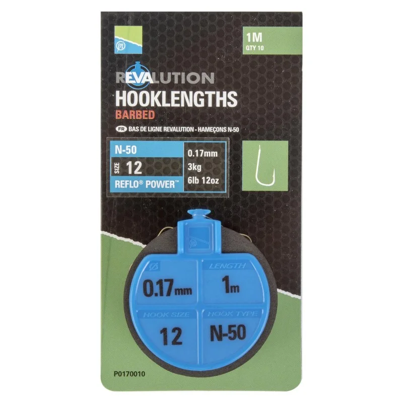 Ekspresowa dostawa Przypony Preston Revalution Hooklengths 100cm N-50 - 10