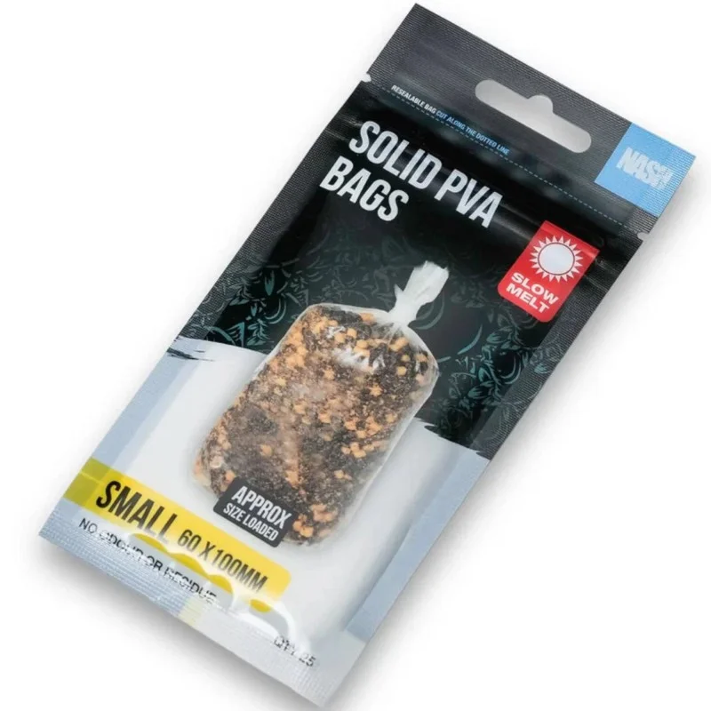 Wyprzedaż Worki PVA Nash Solid PVA Bags Small Slow Melt