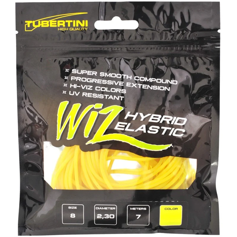 Bezpieczne zakupy Guma Do Tyczki Tubertini Wiz Hybrid Elastic 2,30mm Fluo Żółta 7m