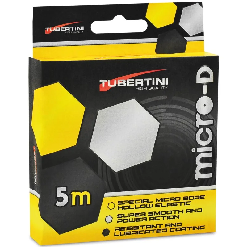 Guma Do Tyczki Tubertini Micro D Elastic 2,50mm Nero 5m Popularny
