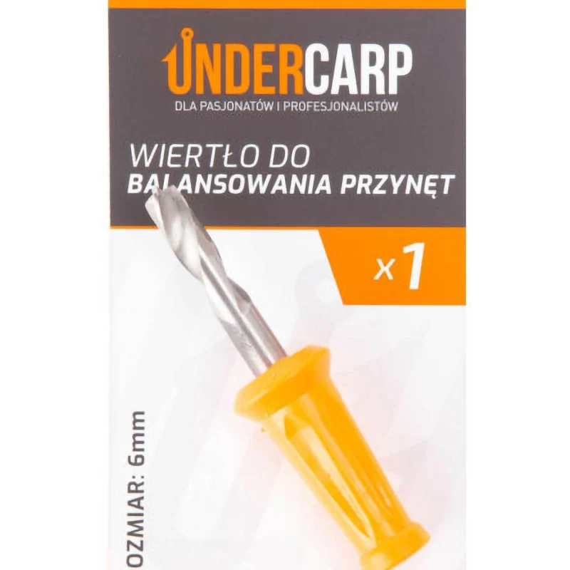 Nowość Wiertło Under Carp Do Balansowania Przynęt 6mm