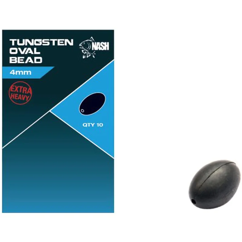 Rabat Koraliki Owalne Nash Tungsten Oval Bead 4mm