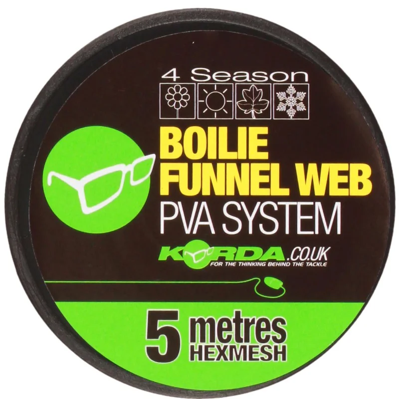 Oferta czasowa Zapasowa Siatka PVA Korda Boilie Funnel Web Hexmesh 5m Refill