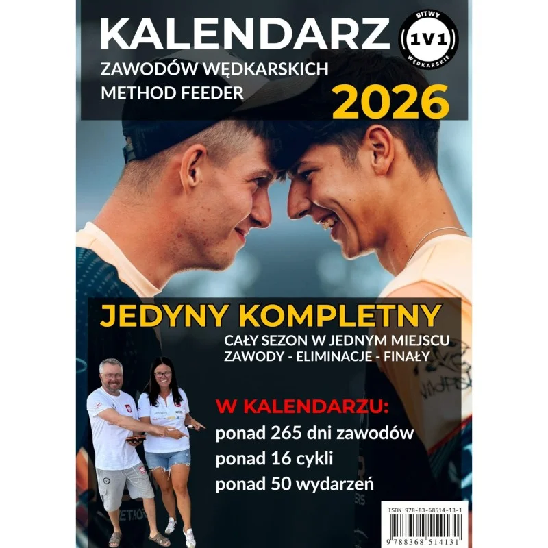Ograniczona ilość Kalendarz Zawodów Method Feeder 2026