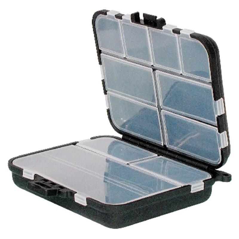 Zamów dziś Pudełko Portfel Wędkarski Czarny Przegród:16 Dwustronne 120x100x34mm