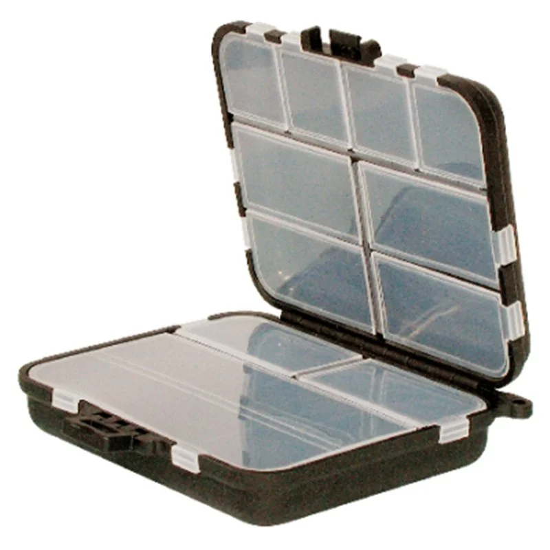 Pudełko Portfel Wędkarski Zielony Przegród:16 Dwustronne 120x100x34mm Oferta czasowa