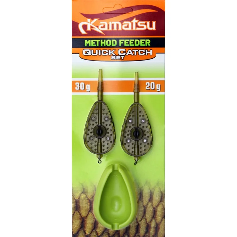 Zestaw Koszyczków Method Feeder Quick Catch 20g i 30g z foremką Hit cenowy