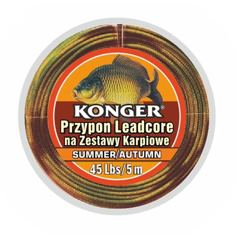 Rabat Plecionka Przyponowa Leadcore Summer & Autumn na Zestawy Karpiowe 35lbs 5m
