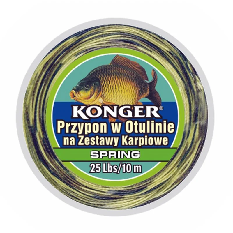 Plecionka Przyponowa w Otulinie Spring na Zestawy Karpiowe 45lbs 10m Oferta czasowa