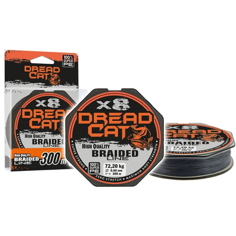 Plecionka Dread Cat X8 Black 0,40mm/300m Tylko do końca tygodnia