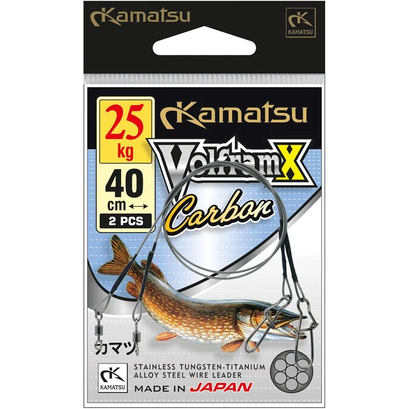 Przypon Volfram X Carbon 40cm 10kg Wyprzedaż
