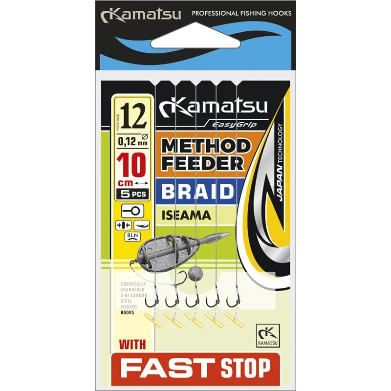 Niska cena Przypony Kamatsu Method Feeder Braid Iseama 12 Fast Stop