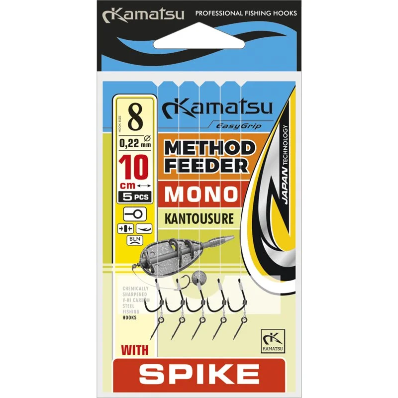 Przypony Kamatsu Method Feeder Mono Kantousure 6 Spike Najlepsza cena