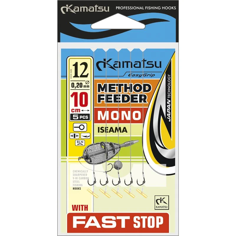 Przypony Kamatsu Method Feeder Mono Iseama 12 Fast Stop Sprawdź teraz