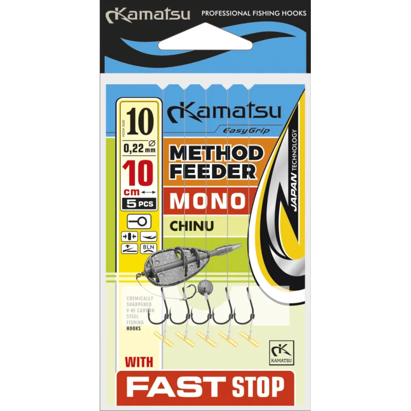 Nie przegap Przypony Kamatsu Method Feeder Mono Chinu 6 Fast Stop