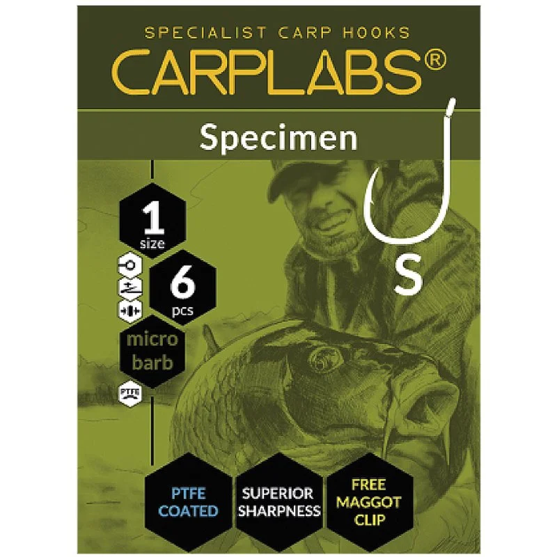 Cena promocyjna Haczyki Carplabs Specimen 1 Tytanowa Szarość Oczko