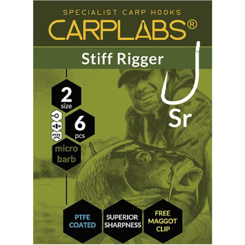 Taniej Carplabs Stiff Rigger 6 Tytanowa Szarość Oczko