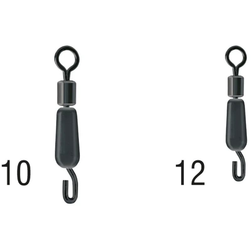 Nie przegap Łącznik Methodman Classic Feeder Leader Swivel Rozmiar 10 kolor BLN
