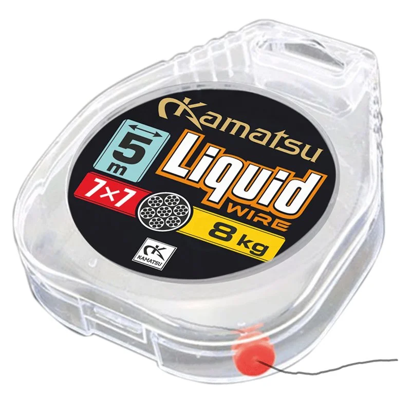 Przypon Spinningowy Kamatsu Liquid Wire 7x7 szpulka 5m/8kg Nie przegap