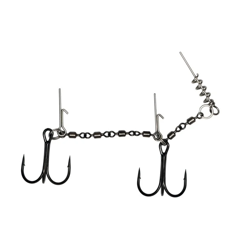 Darmowy zwrot Dozbrojka Dwukotwicowa Wielokrętlikowa Hyper Strong Stinger Rig rozm.1/0 dł.85mm Kamatsu