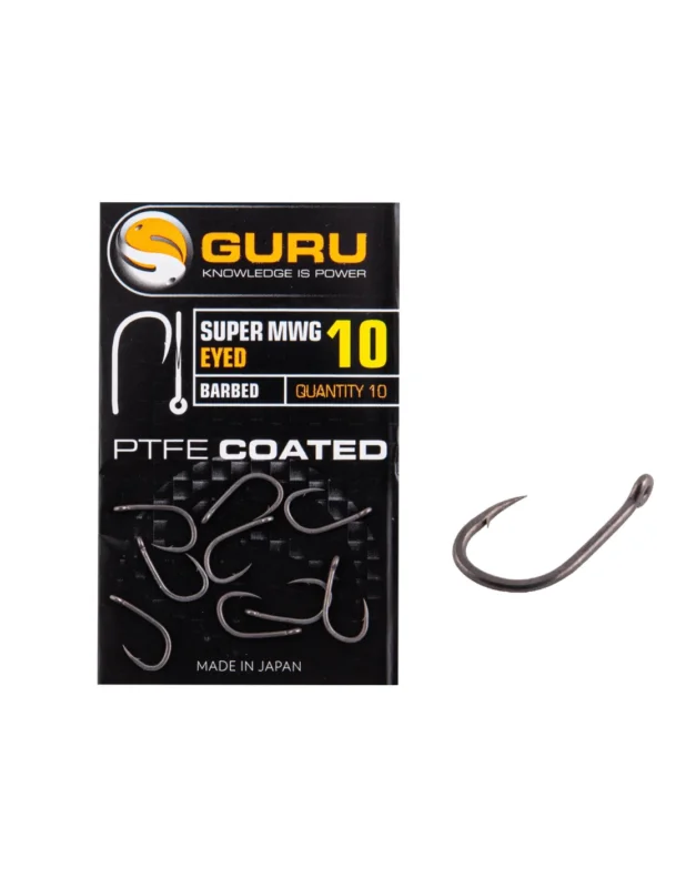 Cena promocyjna Haczyki Guru - Super MWG – 8 Barbed/Eyed