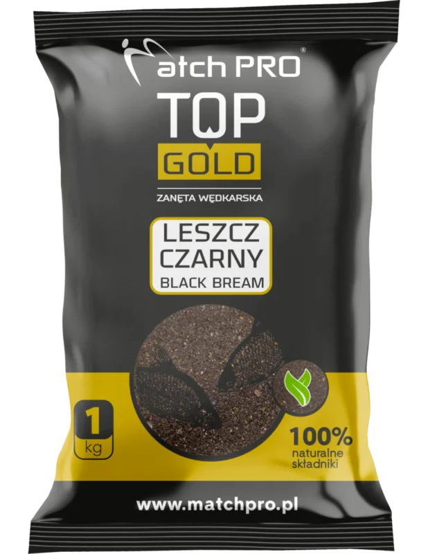 Nie przegap ZANĘTA TOP GOLD LESZCZ CZARNY MatchPro 1kg