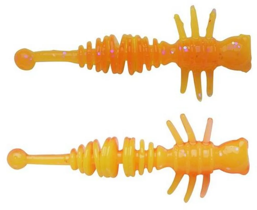 Sprawdź teraz Guma Berkley Powerbait Power Larvae 5.5cm FL Orng Snsne Ylw