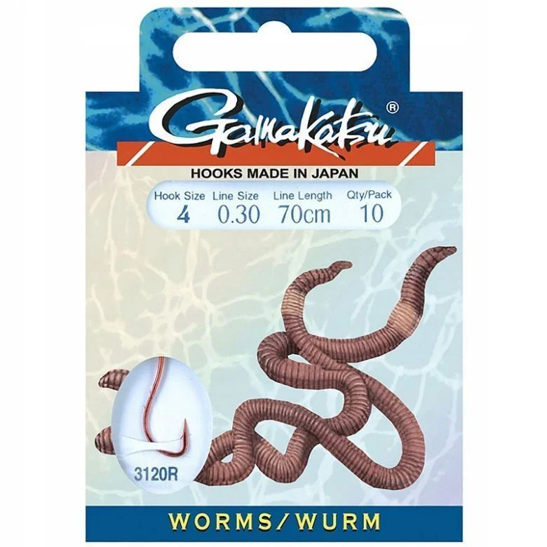 Tylko dziś Przypony Gamakatsu WORM LS-3120R - nr 2 70cm