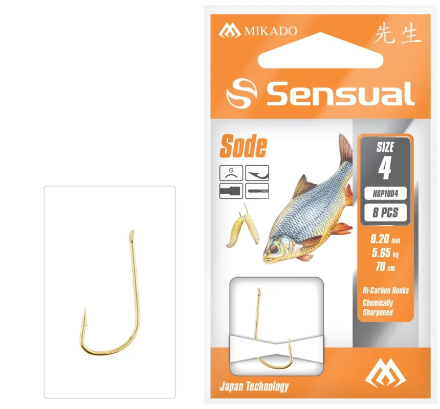 Taniej Przypon Mikado Sensual Sode #14 G żyłka:0,12mm/70cm op.8szt.