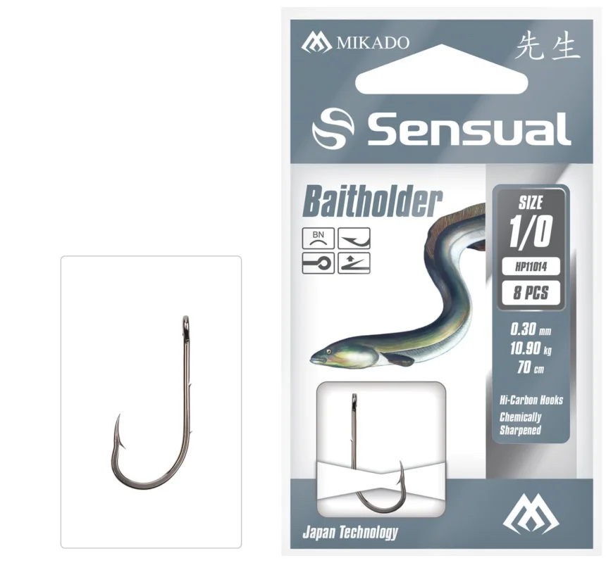 Przypon Mikado Sensual Baitholder #2/0 BN żyłka:0,30mm/70cm op.8szt. Tani