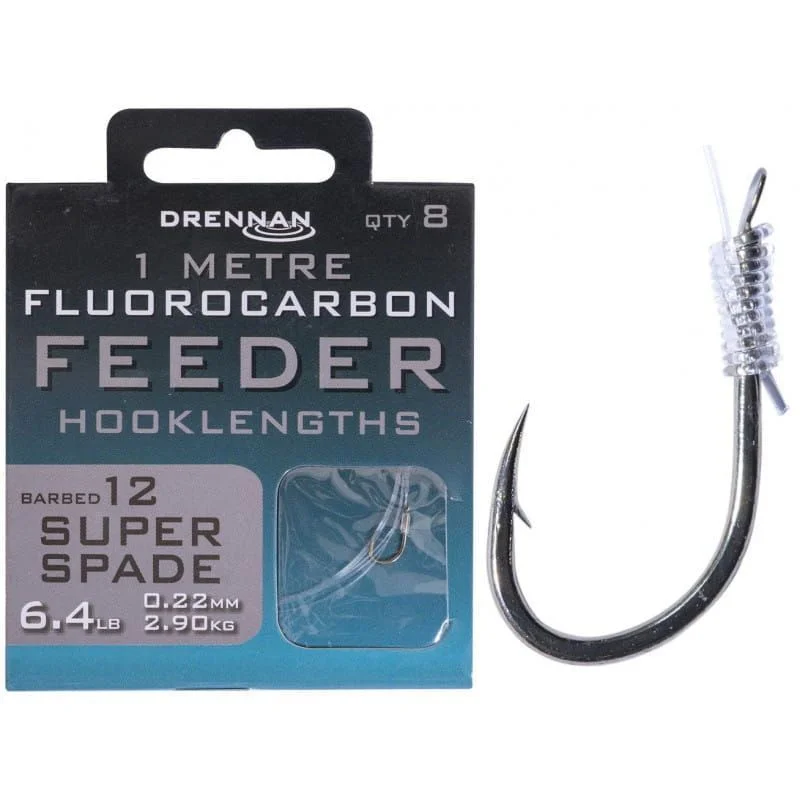 Przypony Drennan Fluorocarbon Feeder Super Spade - roz.12 / 1m Najlepsza cena
