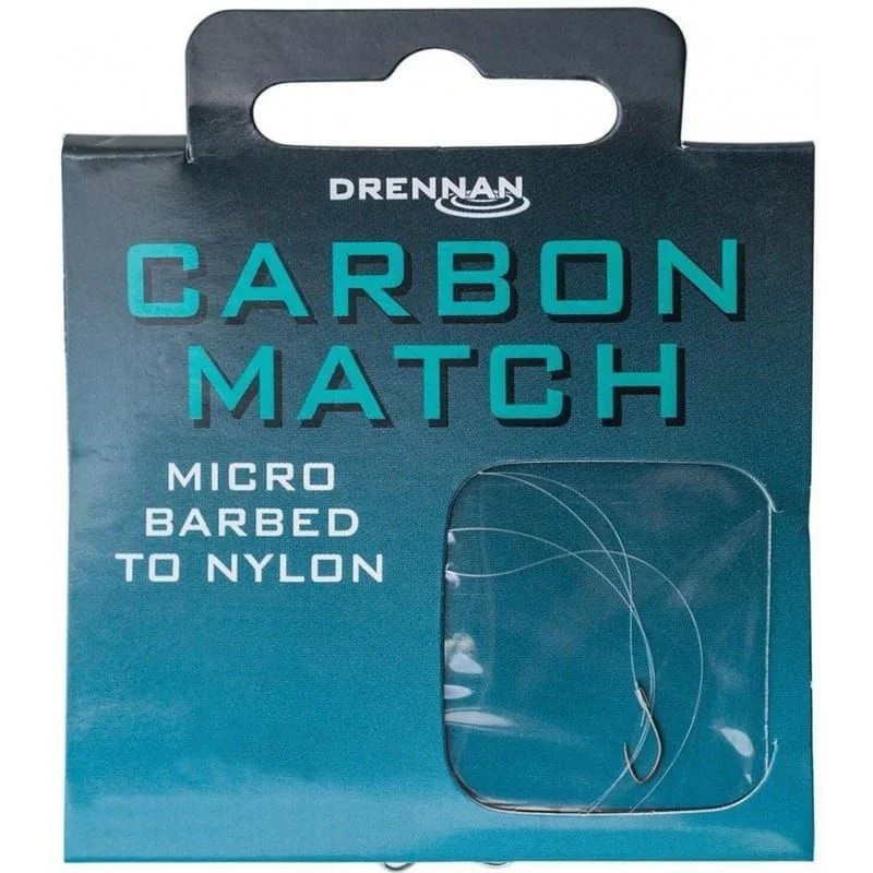 Przypony Drennan Carbon Match roz.16 / 30cm - 8szt. Rabat