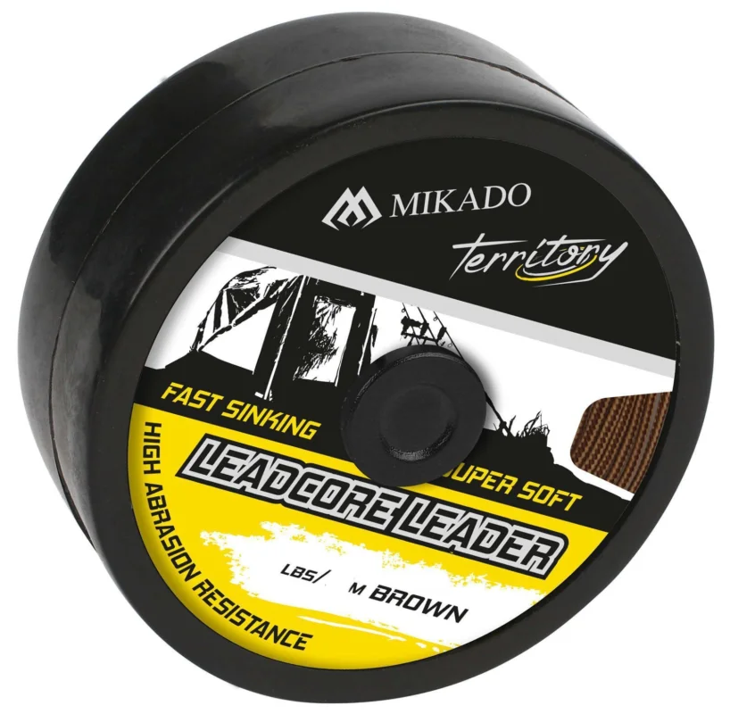 Przypon karpiowy Mikado Leadcore Leader 45lb 10m Brązowy Niska cena