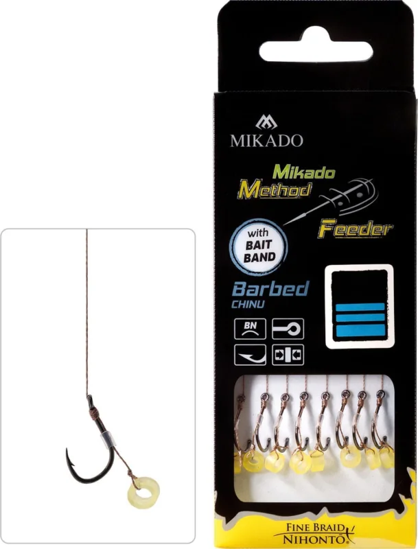 Przypony Mikado MF - G/P - #8/0.14mm/10cm Bezpieczna płatność