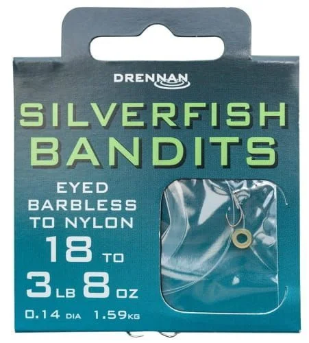 Bezpieczne zakupy BANDIT SILVERFISH Gotowe Przypony Drennan #18