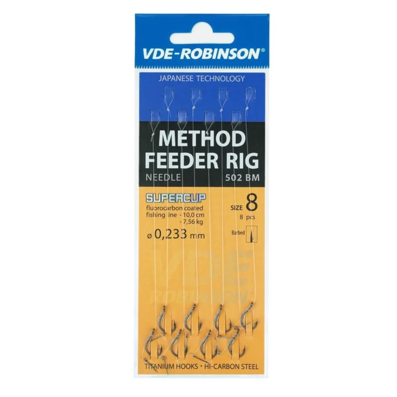 Super okazja Przypony VDE-Robinson MF 502BM Barbed / Plecionka / Igła - roz. 6