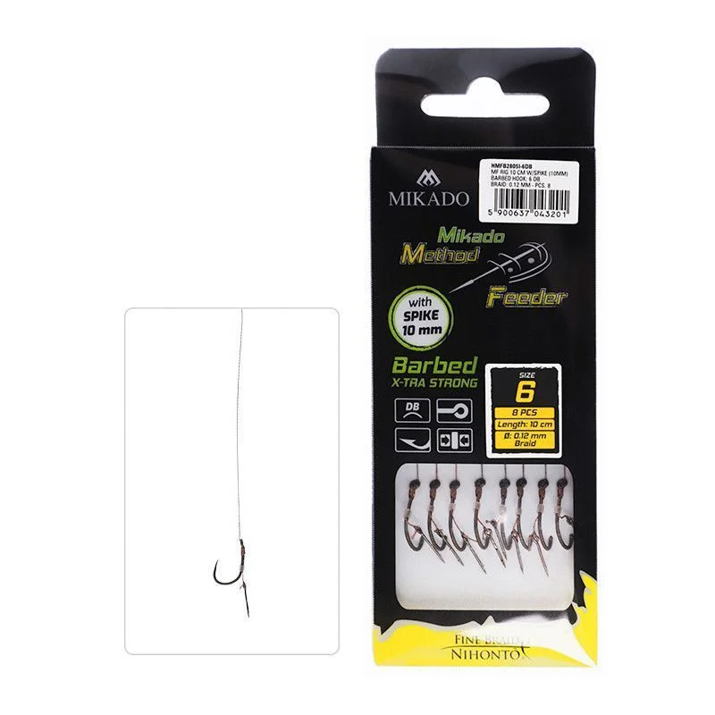 Przypony Mikado Method Feeder X-Tra Strong / Plecionka / Igła - roz. 6 Niska cena
