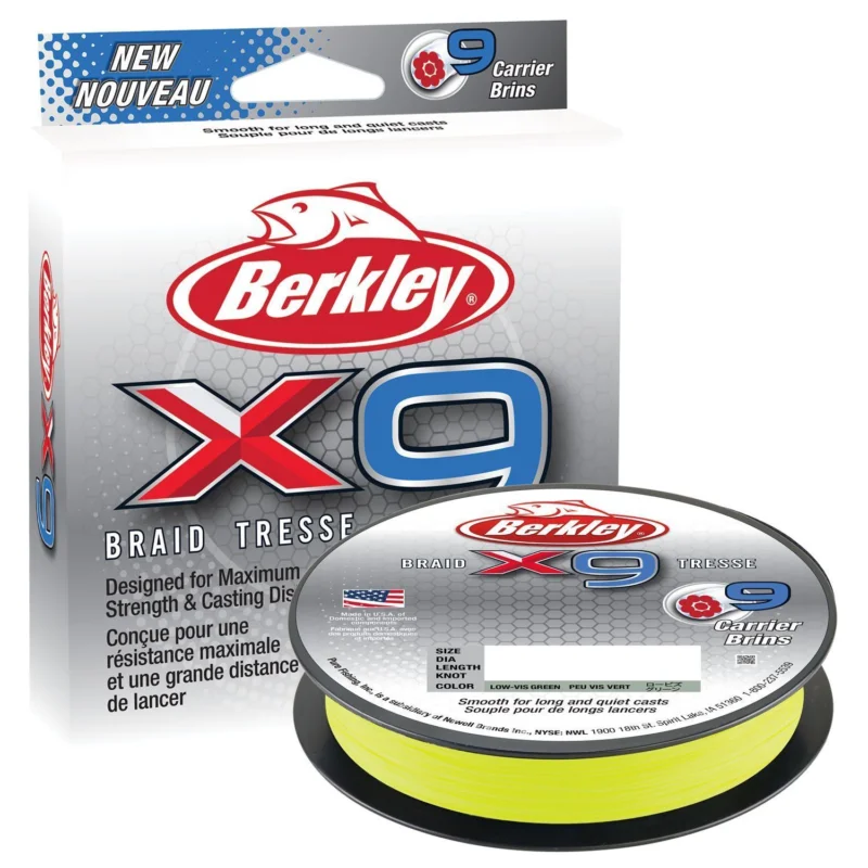 Najlepsza cena Plecionka Berkley X9 0.20MM 150M 20.6kg FLGRN