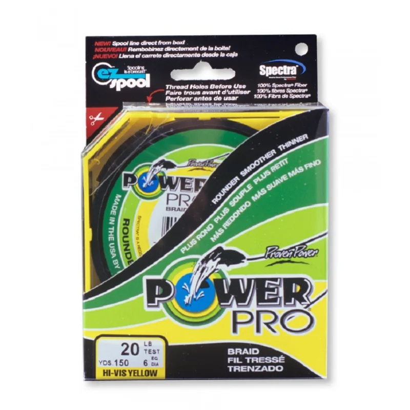 Plecionka Power Pro 0,19mm 275m 13kg/29lb HiVis Yellow Zamów teraz