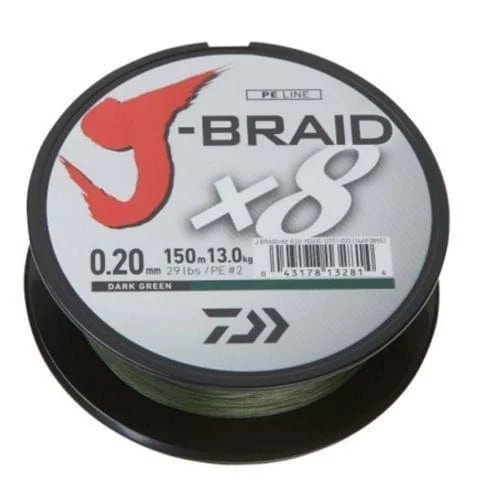 Bestseller Plecionka Daiwa J-Braid X8 0.06mm-150m d. green