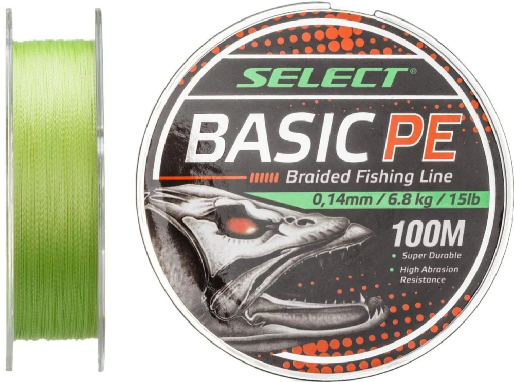 Plecionka Select Basic PE 0.14mm/150m Light Green Tani