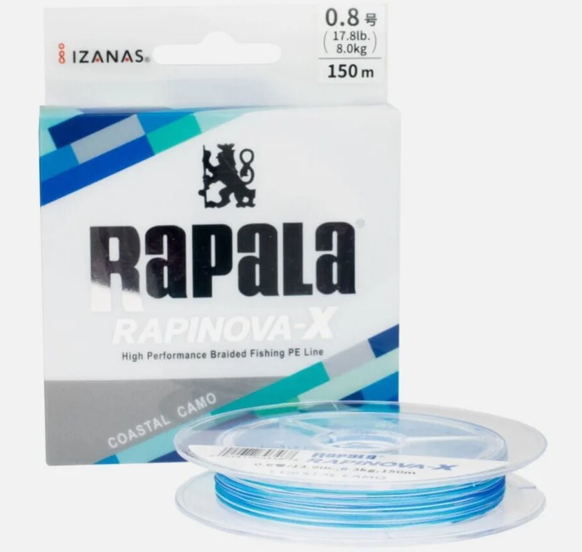 Zamów teraz Plecionka Rapala Rapinova-X Coastal Camo 0.148mm / 150m