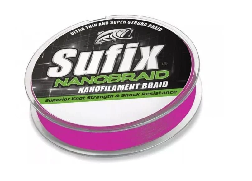 Premium Plecionka Sufix Nanobraid Pink 0,12mm / 100m -Różowa
