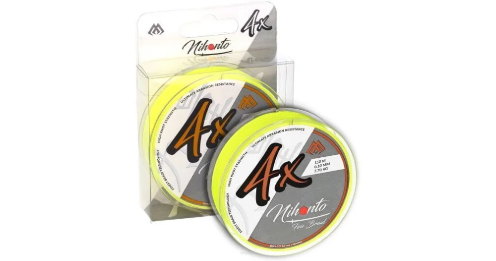 Plecionka Mikado Nihonto Fine Braid 0,25mm/20,9kg/150m Fluo Żółta Popularny
