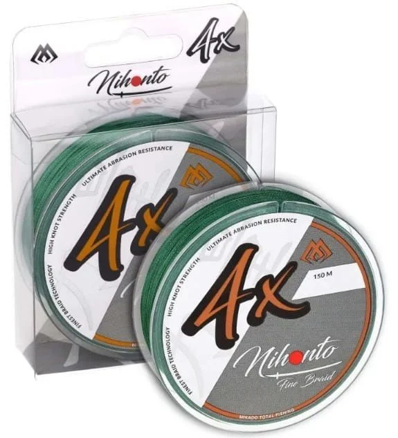 Plecionka Mikado Nihonto Fine Braid 0,40mm/34,9kg/150m Zielona Bezpieczne zakupy