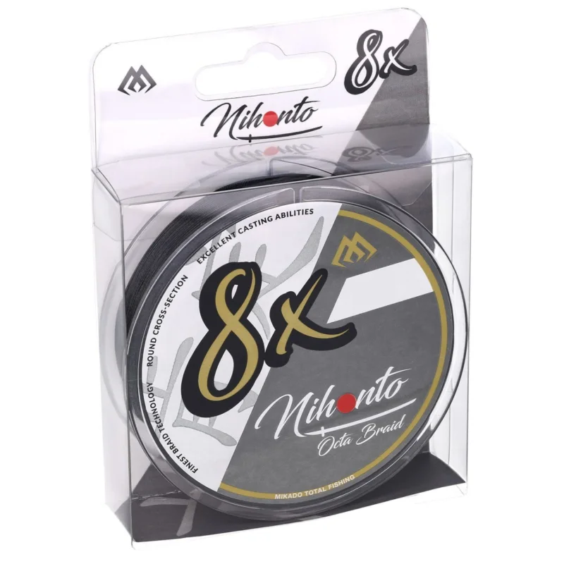 Tani Plecionka Mikado Nihonto Octa Braid 0,30mm/29,9kg/150m Czarna