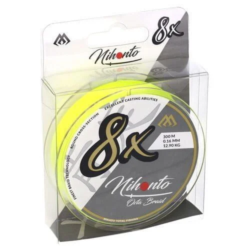 Plecionka Mikado Nihonto Octa Braid 0,20mm/18,1kg/150m Fluo Łatwy zwrot
